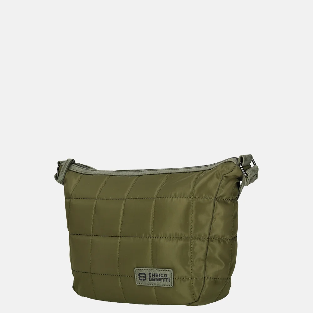 Enrico Benetti Demi crossbody tas olijfgroen bij Duifhuizen