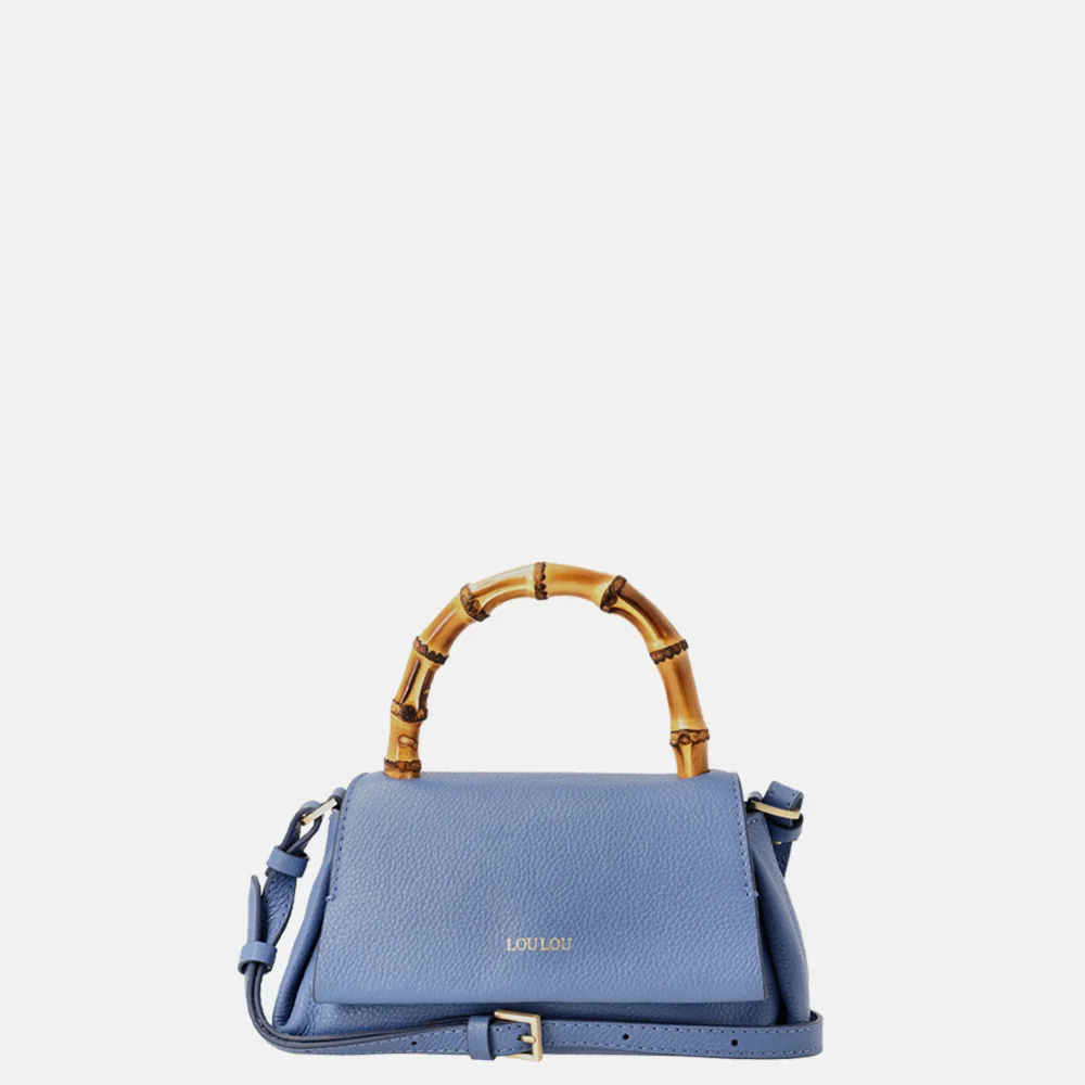 Loulou Essentiels Mae Bamboo handtas hortensia