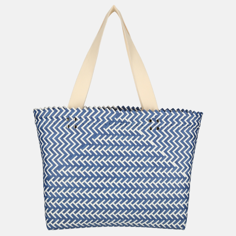 Fabrizio strandtas blauw 