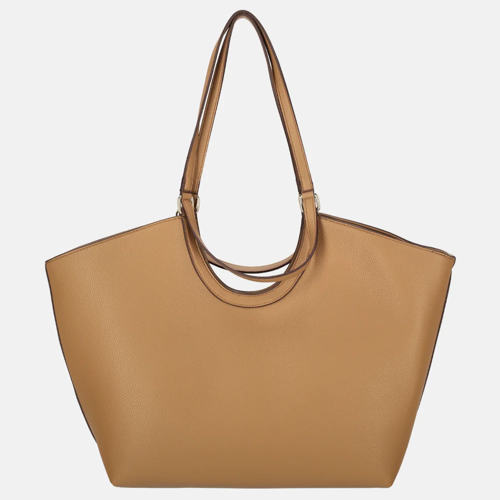 Laurent David Estee handtas/shopper camel bij Duifhuizen