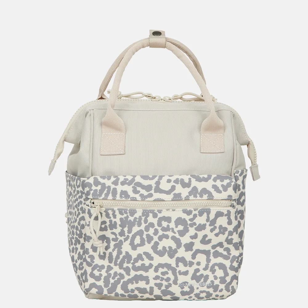 New Rebels Urban Weverly rugzak S beige leopard