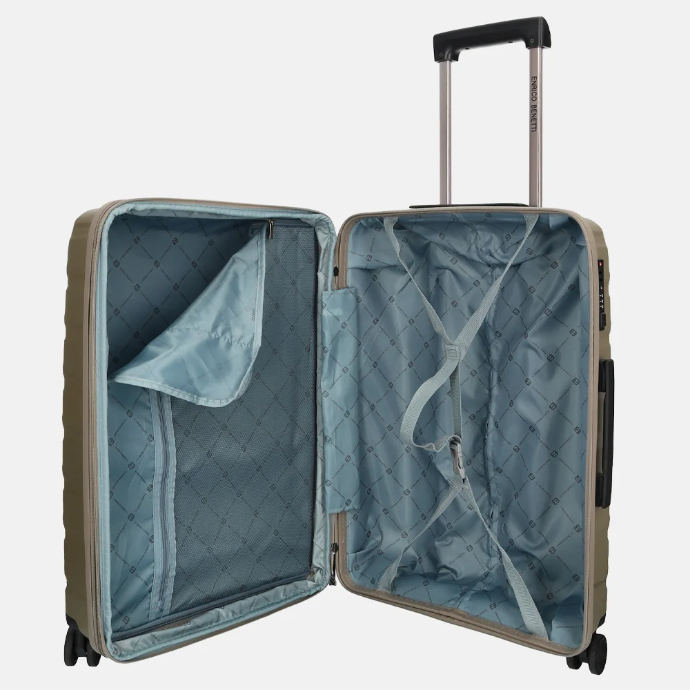 Enrico Benetti  San Francisco reiskoffer 65 cm champagne bij Duifhuizen