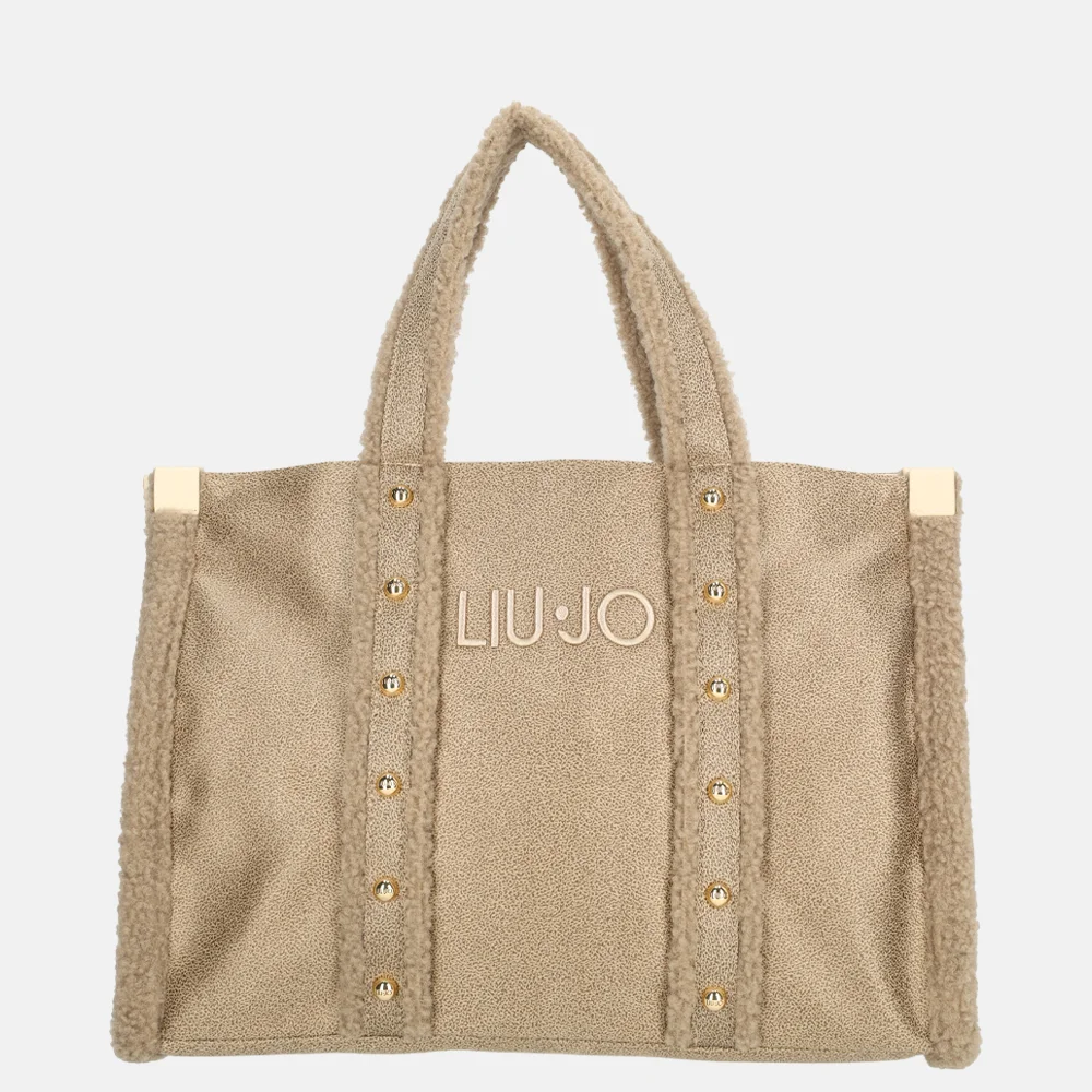 Liu Jo Eco Montone handtas naturale bij Duifhuizen