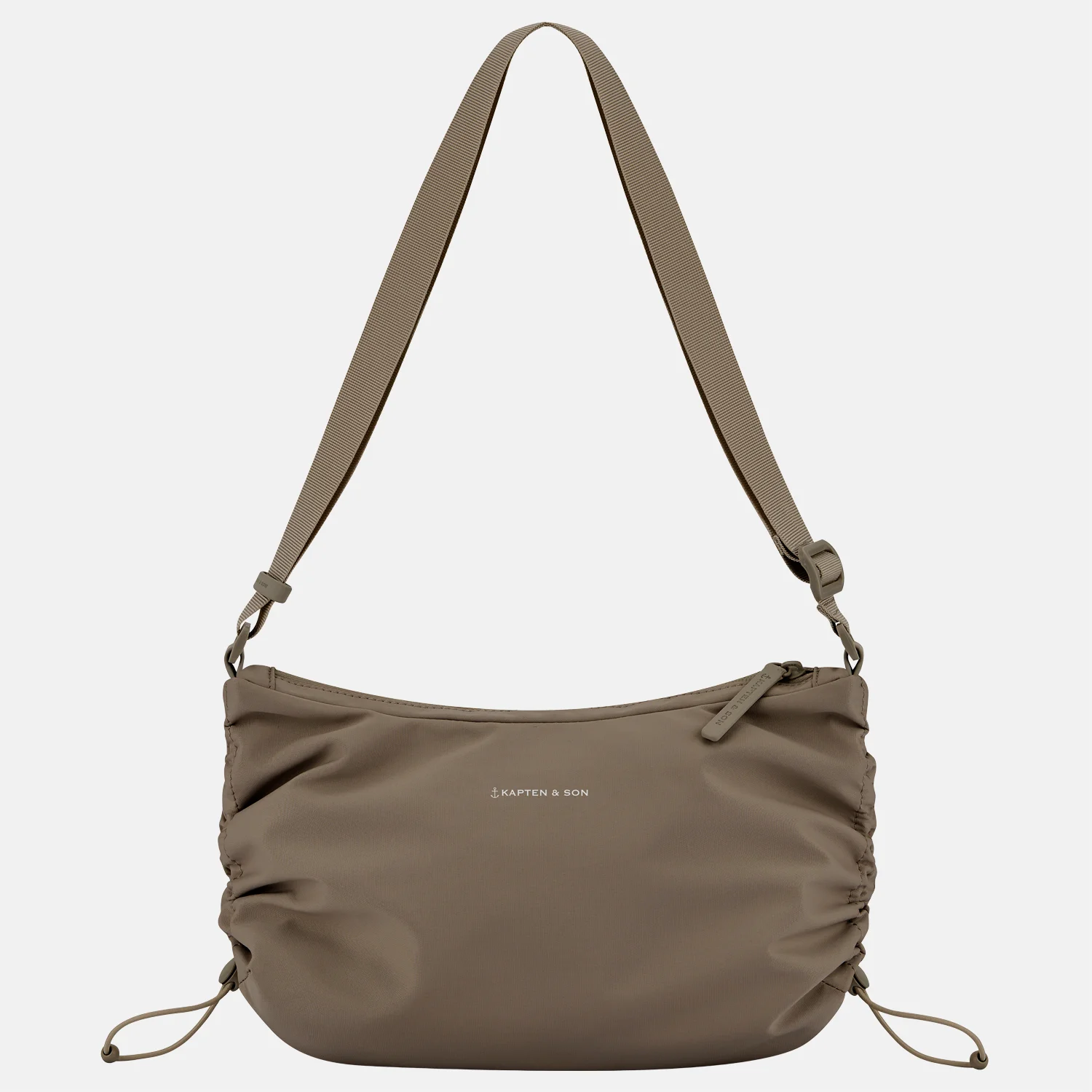 Kapten & Son Skara crossbody tas walnut bij Duifhuizen
