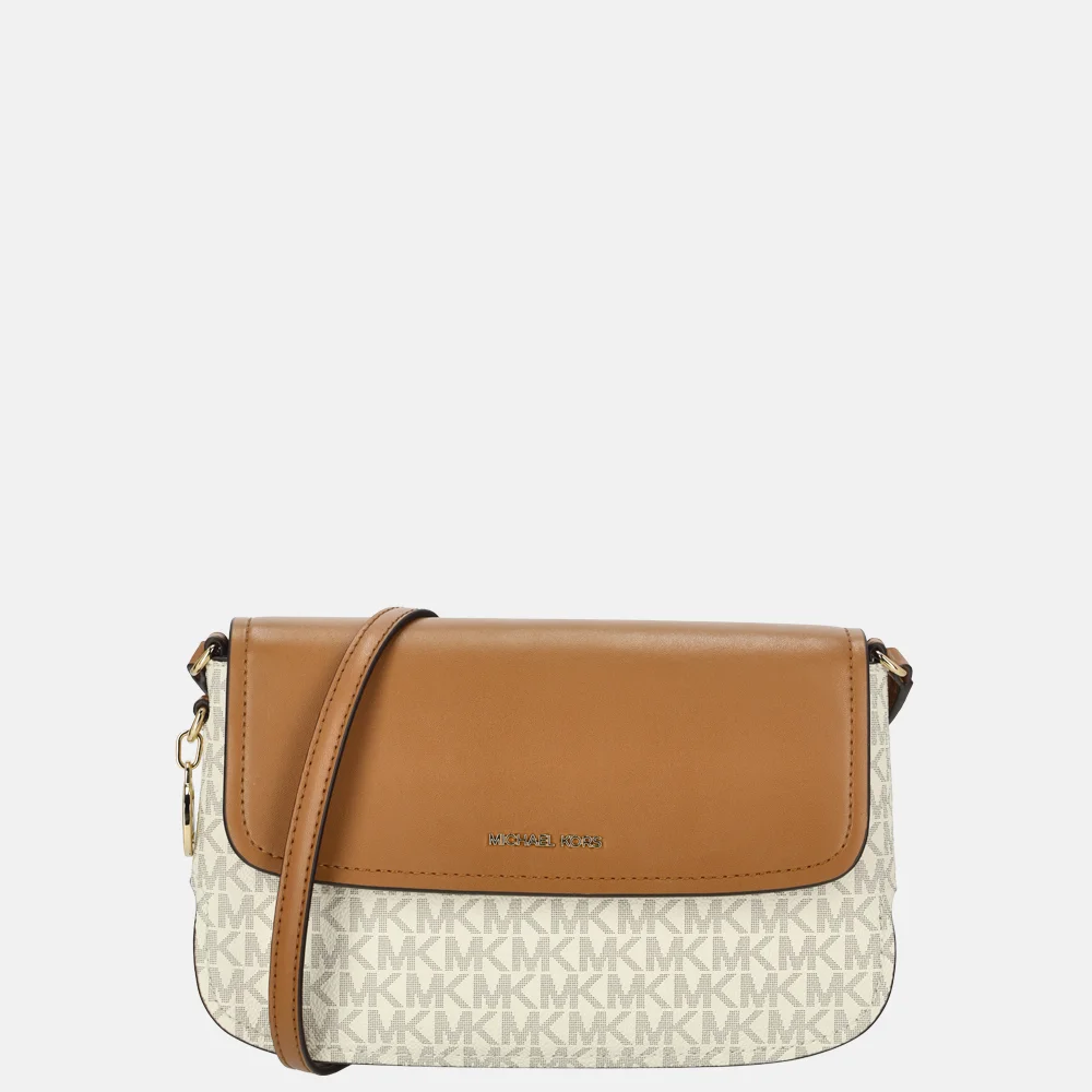 Michael Kors Alice crossbody tas S vanilla/acorn