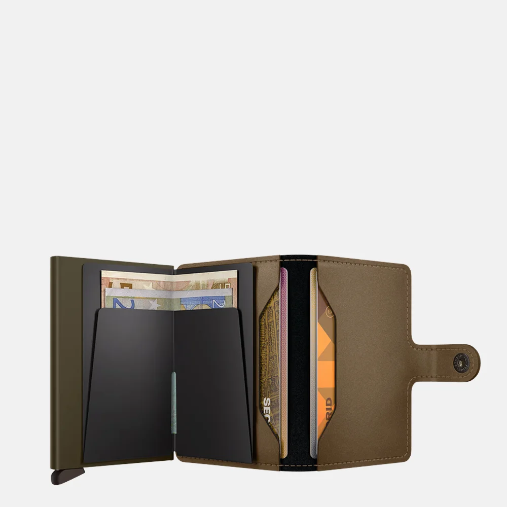 Secrid Miniwallet pasjeshouder matte satin bronze bij Duifhuizen