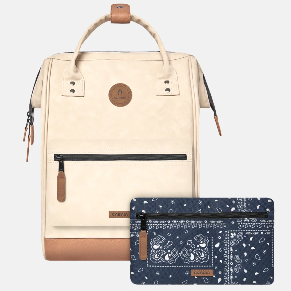 Cabaia Adventurer vegan nubuck rugzak M 13 inch andenne bij Duifhuizen