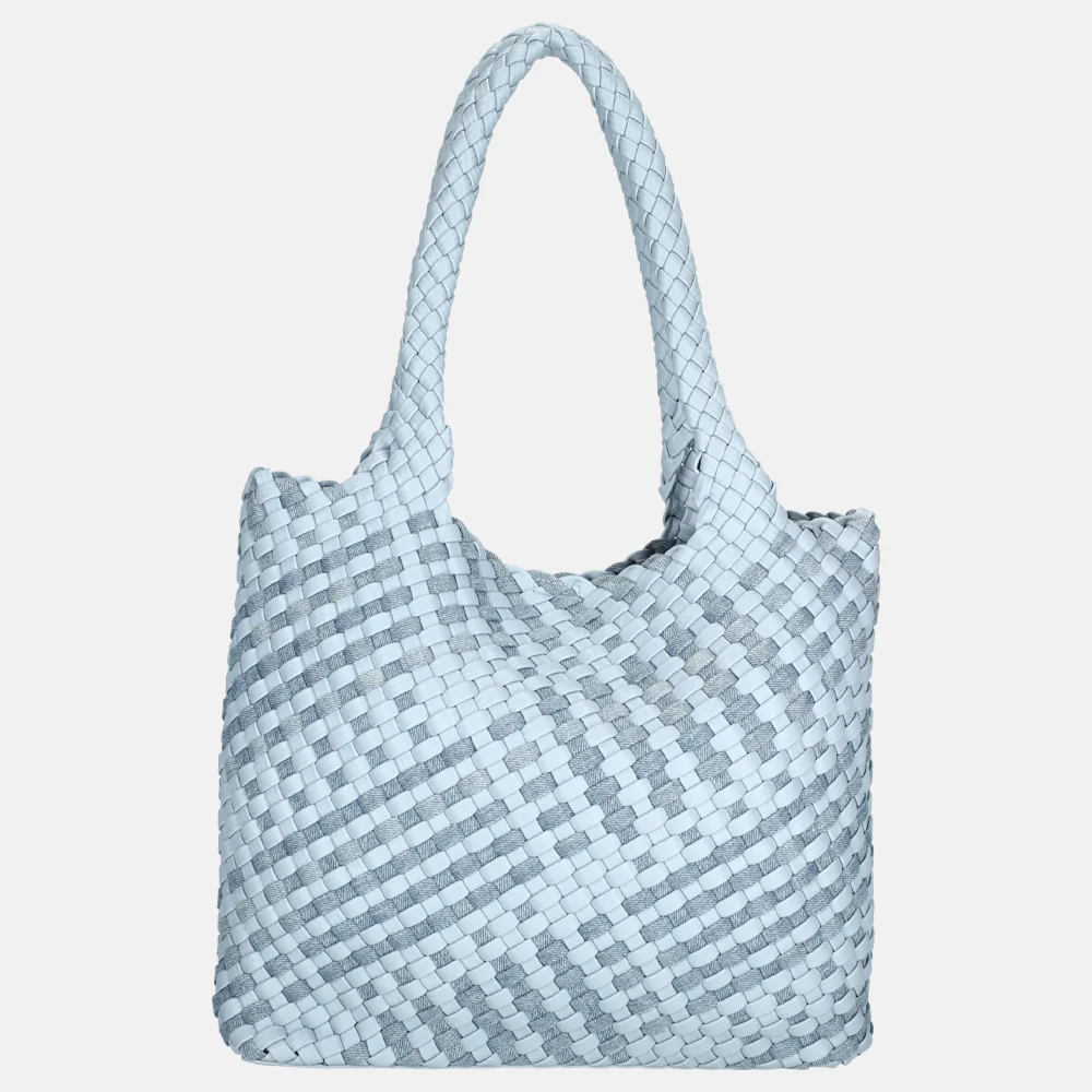 Laurent David shopper light blue bij Duifhuizen