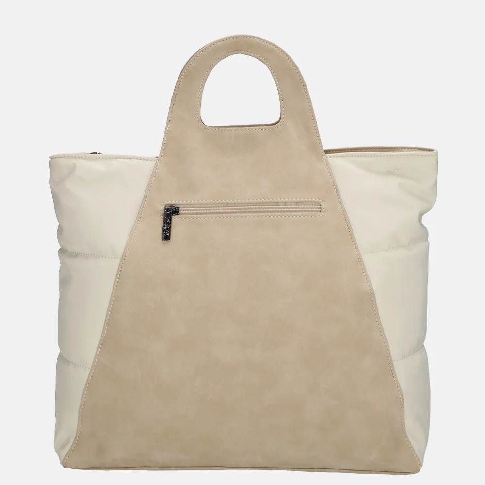 Zebra Trends Selene handtas M creme bij Duifhuizen