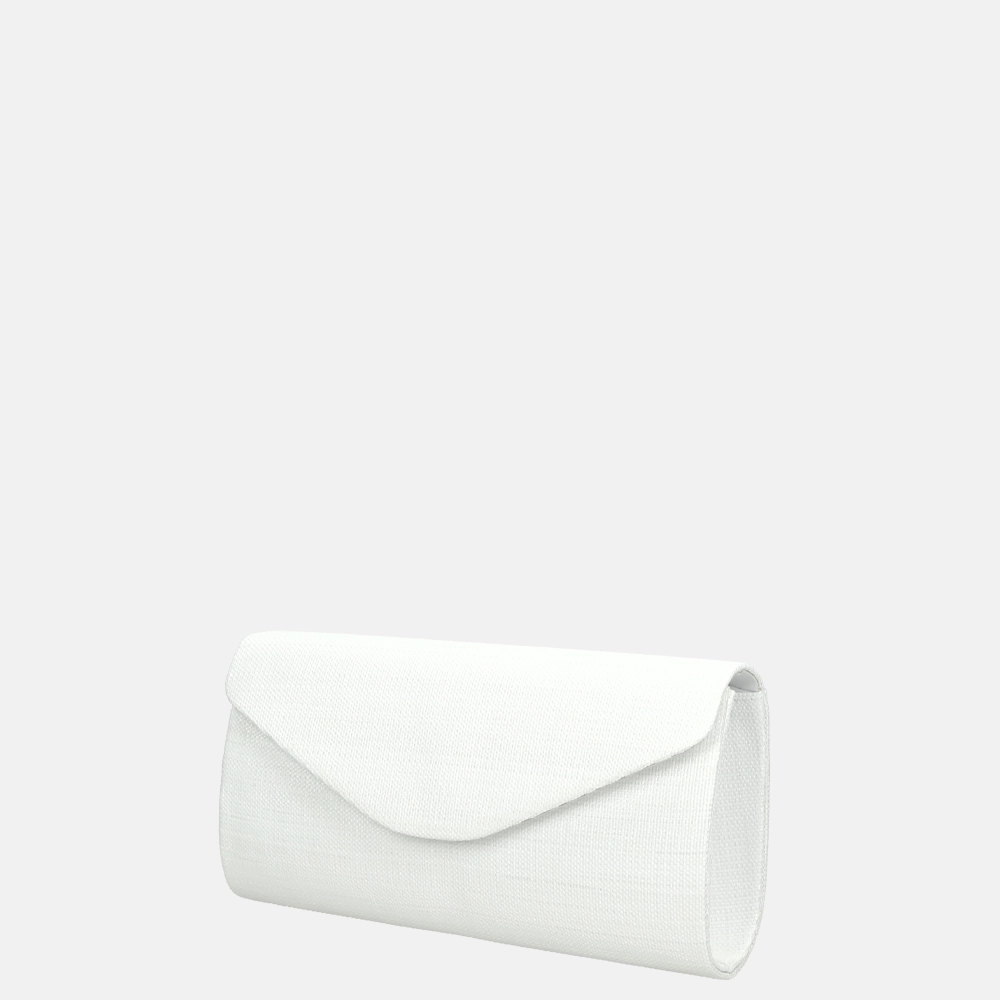 Firenze clutch canvas white bij Duifhuizen