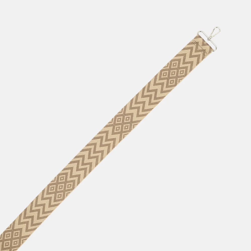 Flora & Co crossbody tas taupe bij Duifhuizen