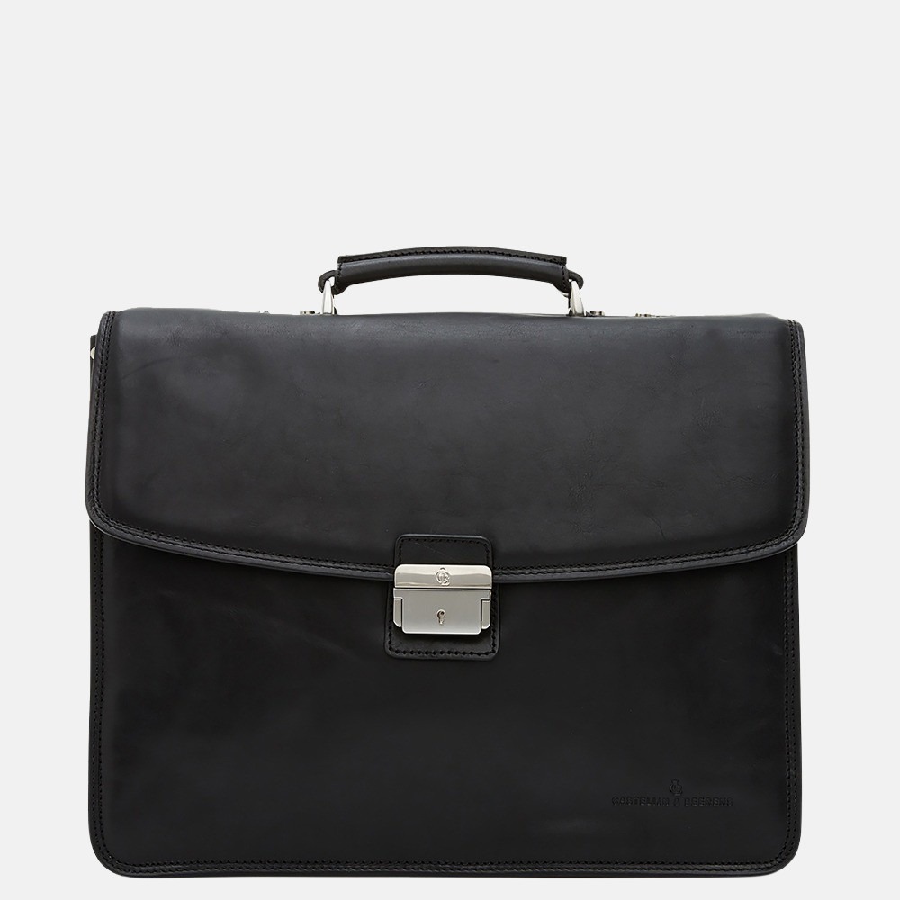 Castelijn & Beerens Verona aktetas 15.6 inch zwart