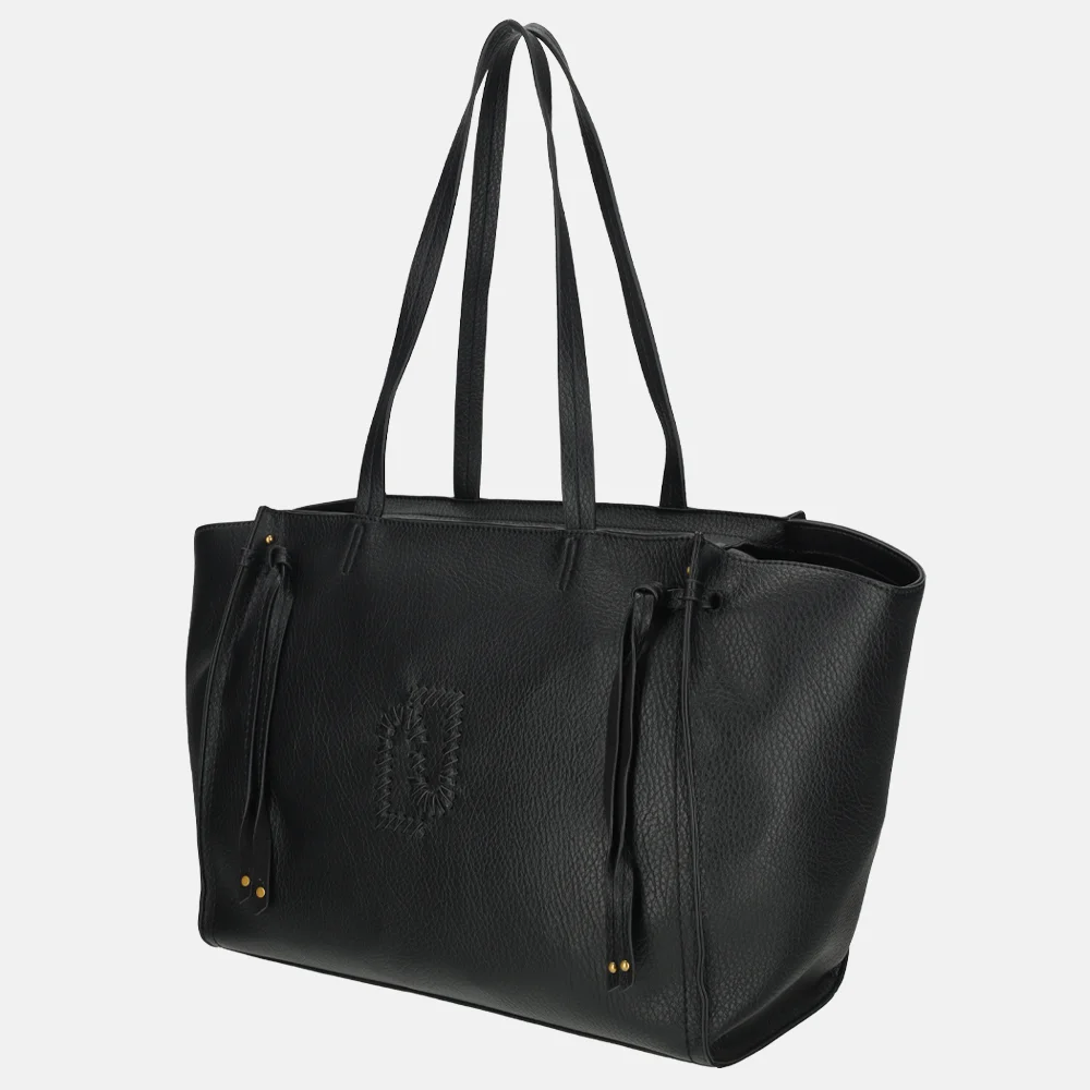 Liu Jo Lapislazzulo tote shopper L nero bij Duifhuizen