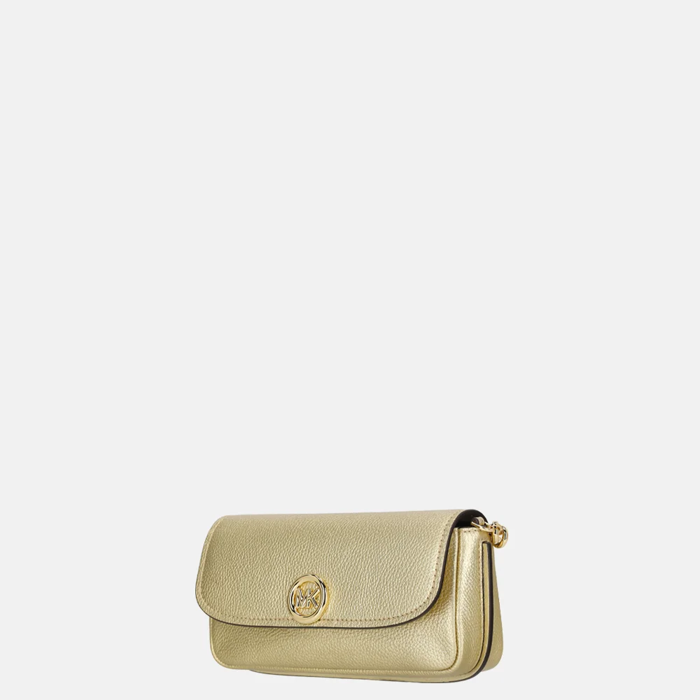 Michael Kors Nolita crossbody tas S pale gold bij Duifhuizen
