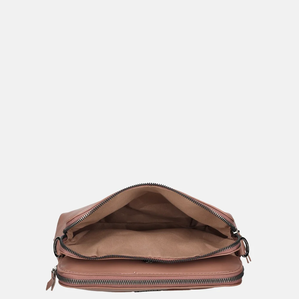 Enrico Benetti Evie crossbody tas oudroze bij Duifhuizen