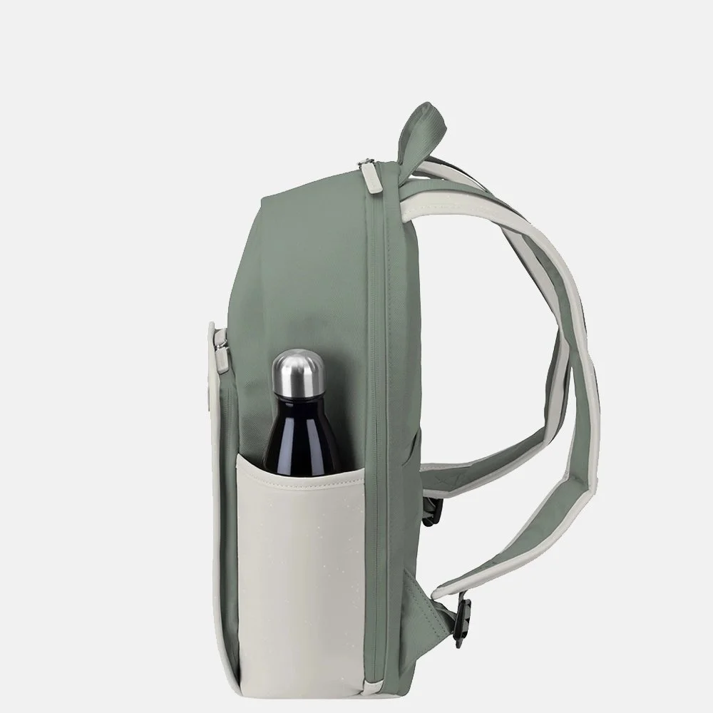 Kapten & Son Aalborg rugzak muted sage sprinkled  bij Duifhuizen