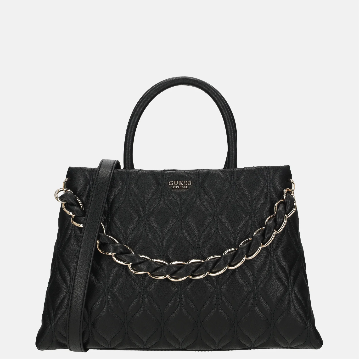 Guess Maxine girlfriend handtas zwart bij Duifhuizen