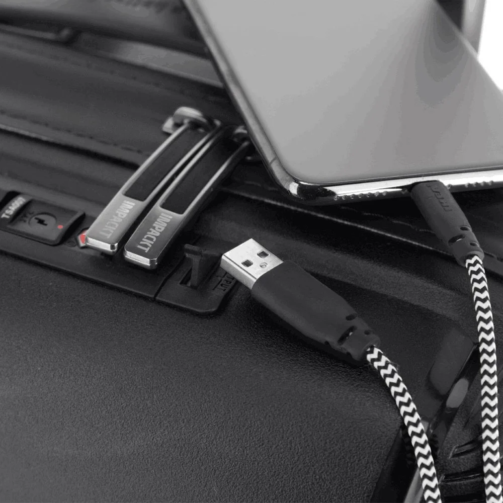 Impackt Spinner koffer 55 cm iron grey bij Duifhuizen