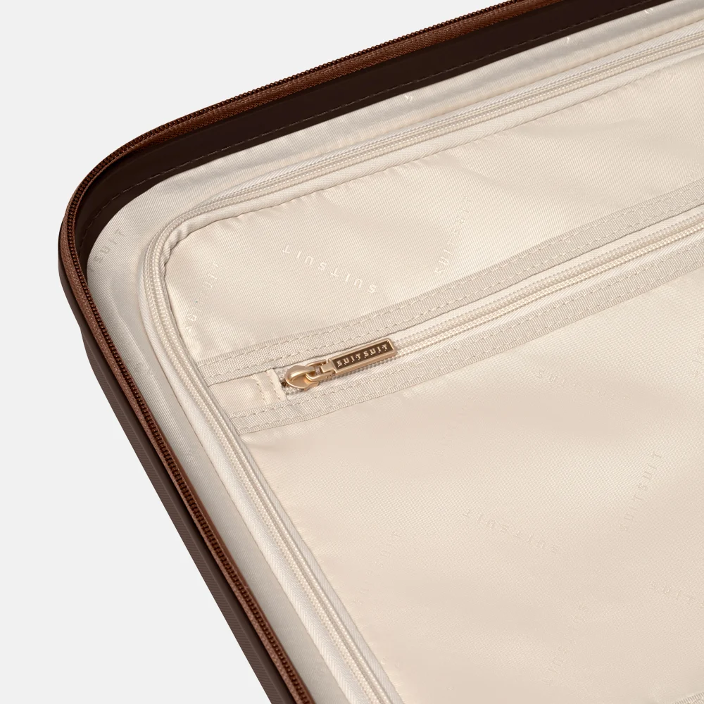 SUITSUIT Fab Seventies Special Edition handbagage koffer 55 cm chocolate brown bij Duifhuizen