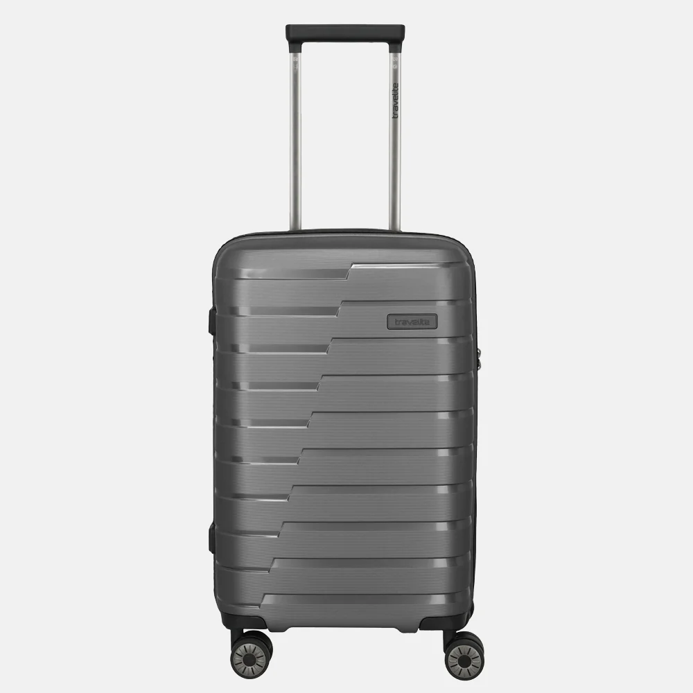 Travelite Air Base handbagage koffer slim 55 cm antraciet