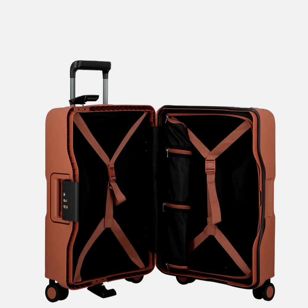 Jump MAxlock handbagage koffer 55 cm brique bij Duifhuizen