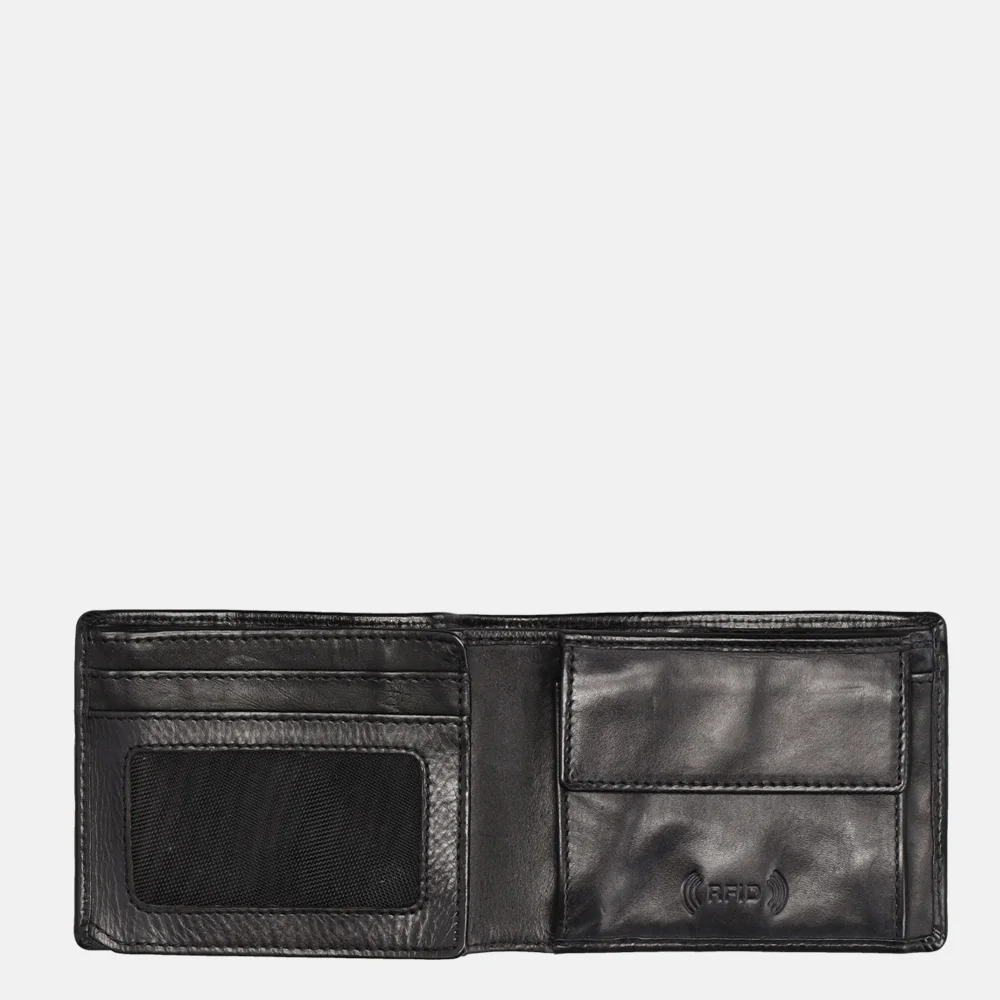 Bear Design billfold black bij Duifhuizen
