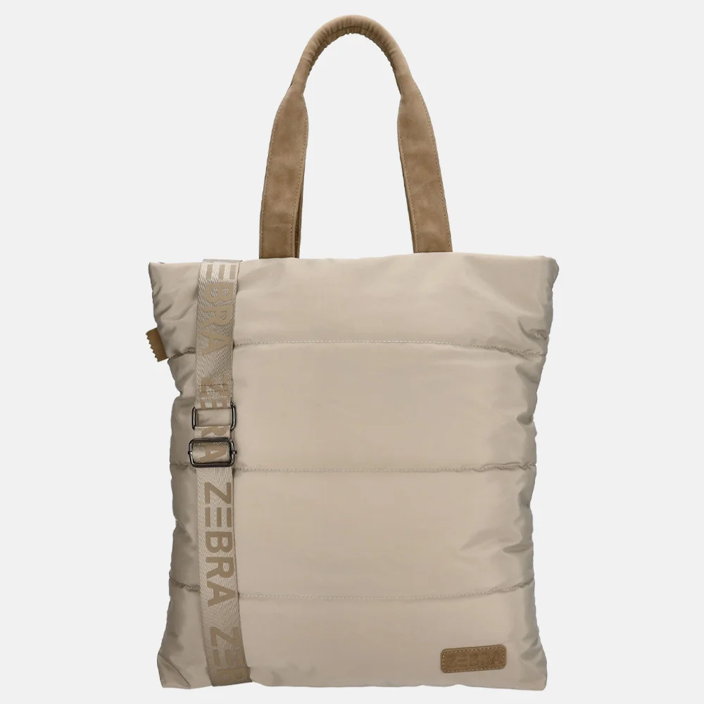 Zebra Trends Elske shopper II licht taupe