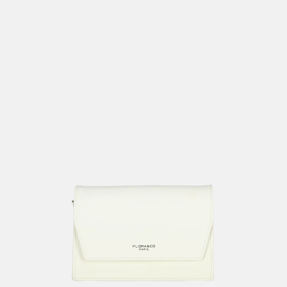 Flora & Co crossbody tas white bij Duifhuizen