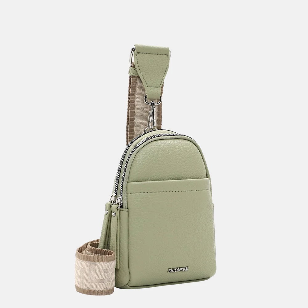 Emily & Noah Elena crossbody tas pistachio bij Duifhuizen