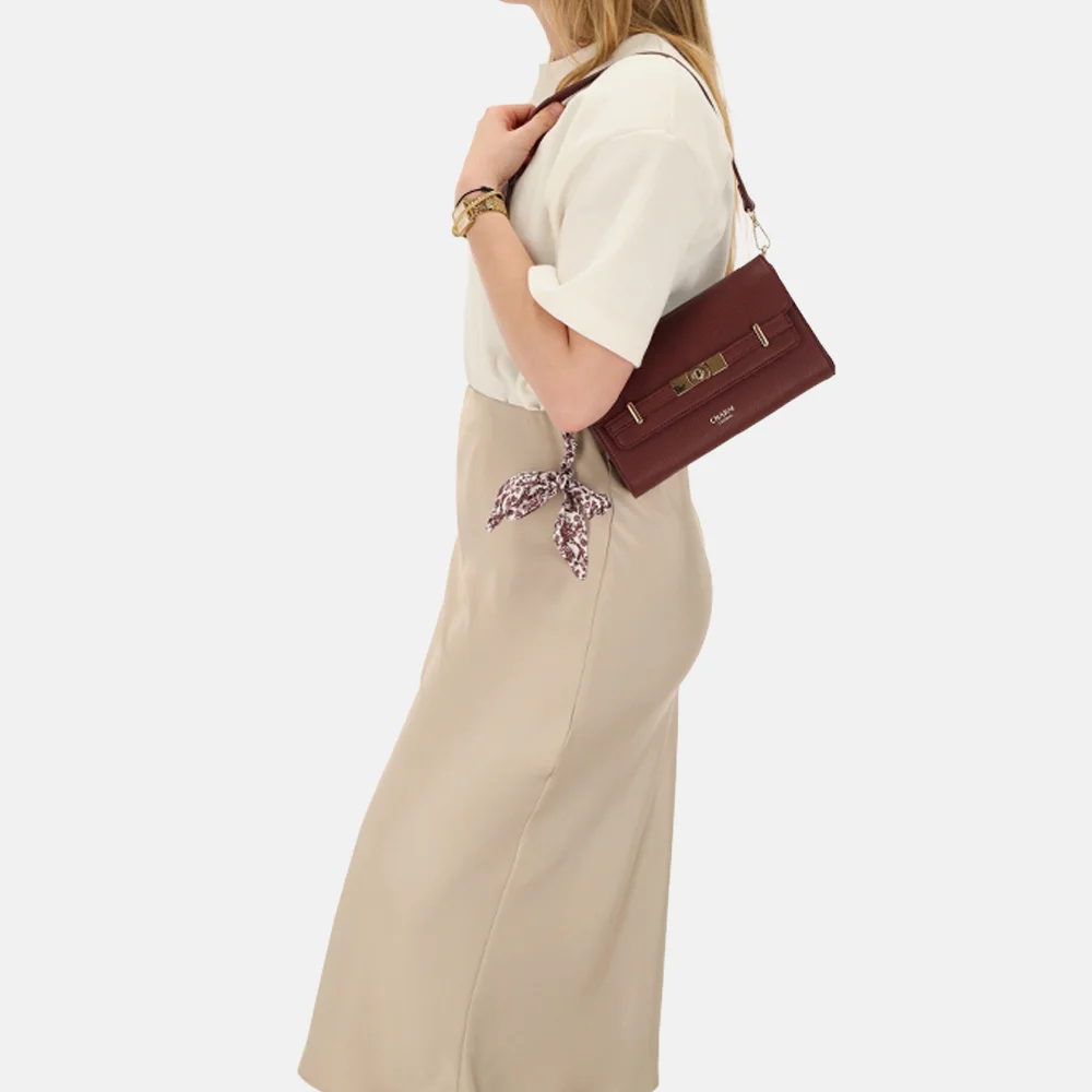Charm London The Hamptons envelop clutch bordeaux bij Duifhuizen