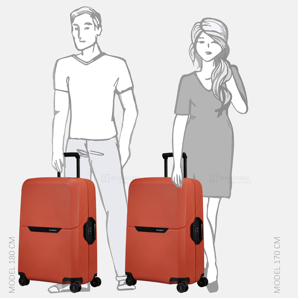 Samsonite Magnum ECO koffer 69 cm maple orange bij Duifhuizen