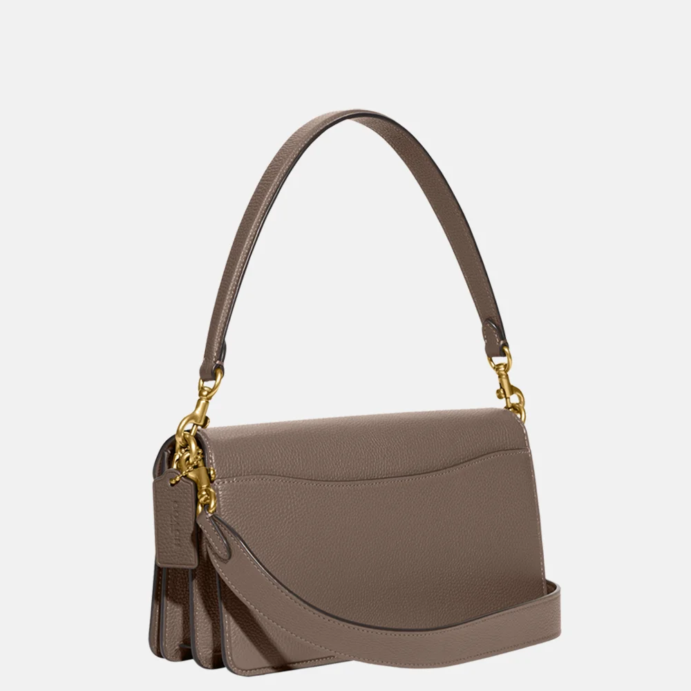 Coach Tabby schoudertas 26' dark stone bij Duifhuizen
