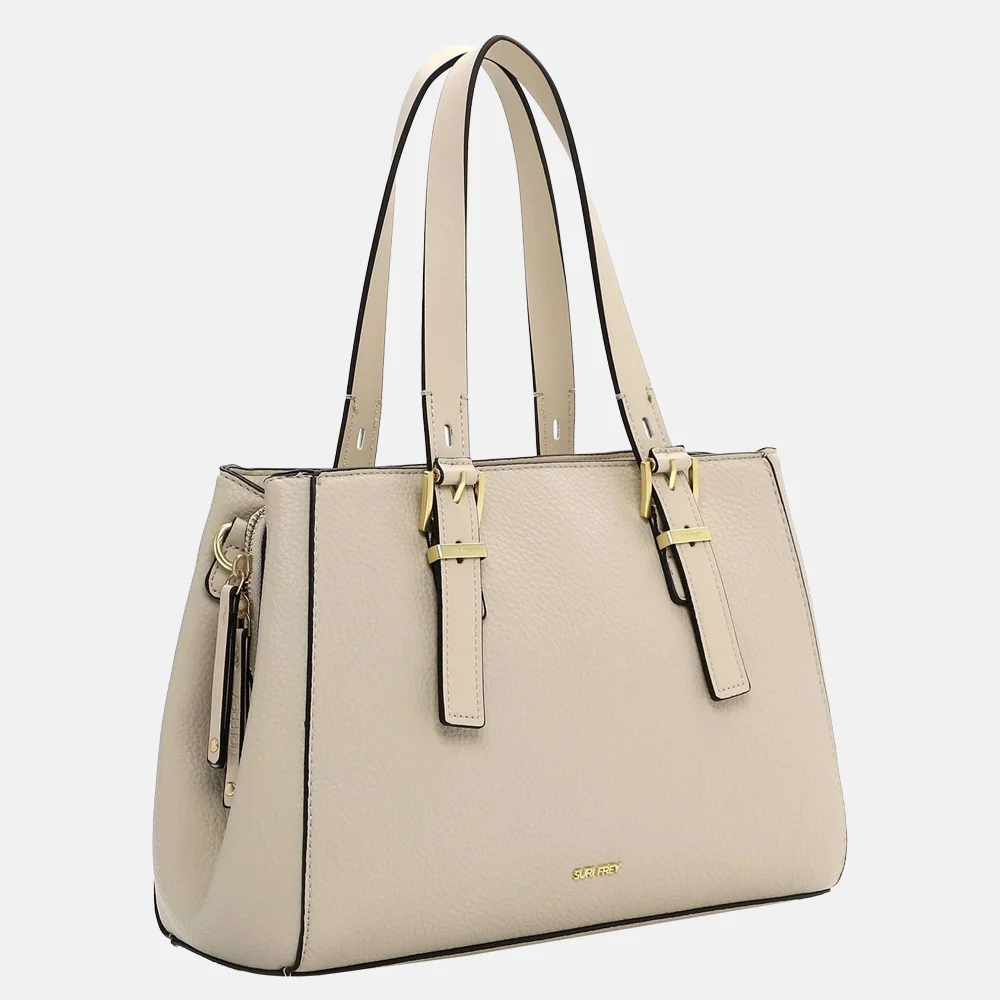 Suri Frey Maggy handtas beige bij Duifhuizen