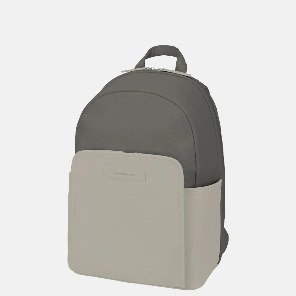 Kapten & Son Aalborg rugzak 14 inch muted mocha bij Duifhuizen