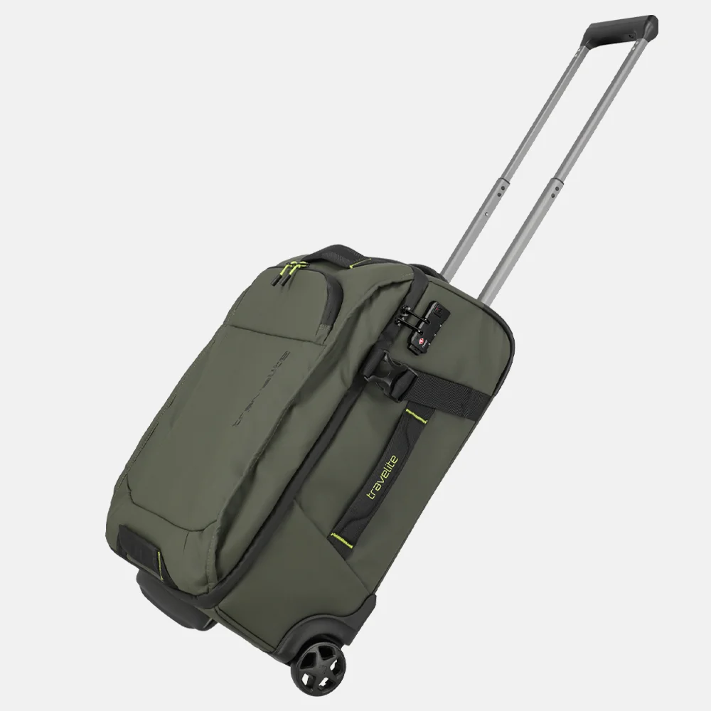 Travelite Briize reistas op wielen 55 cm khaki bij Duifhuizen