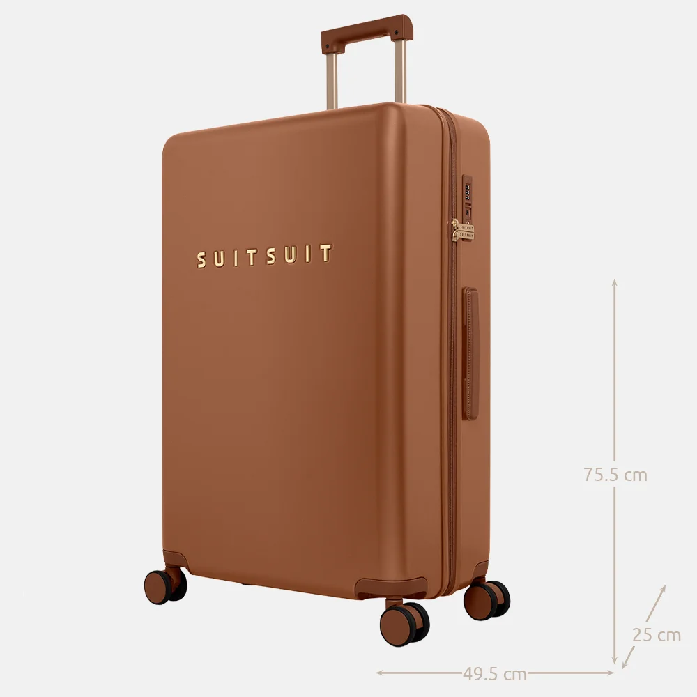 SUITSUIT Serenity reiskoffer 76 cm caramel cafe bij Duifhuizen