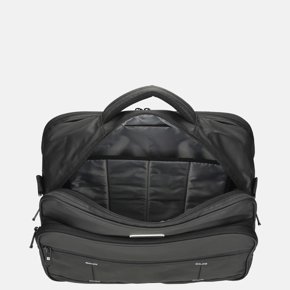 Enrico Benetti Northern schoudertas 15 inch zwart bij Duifhuizen