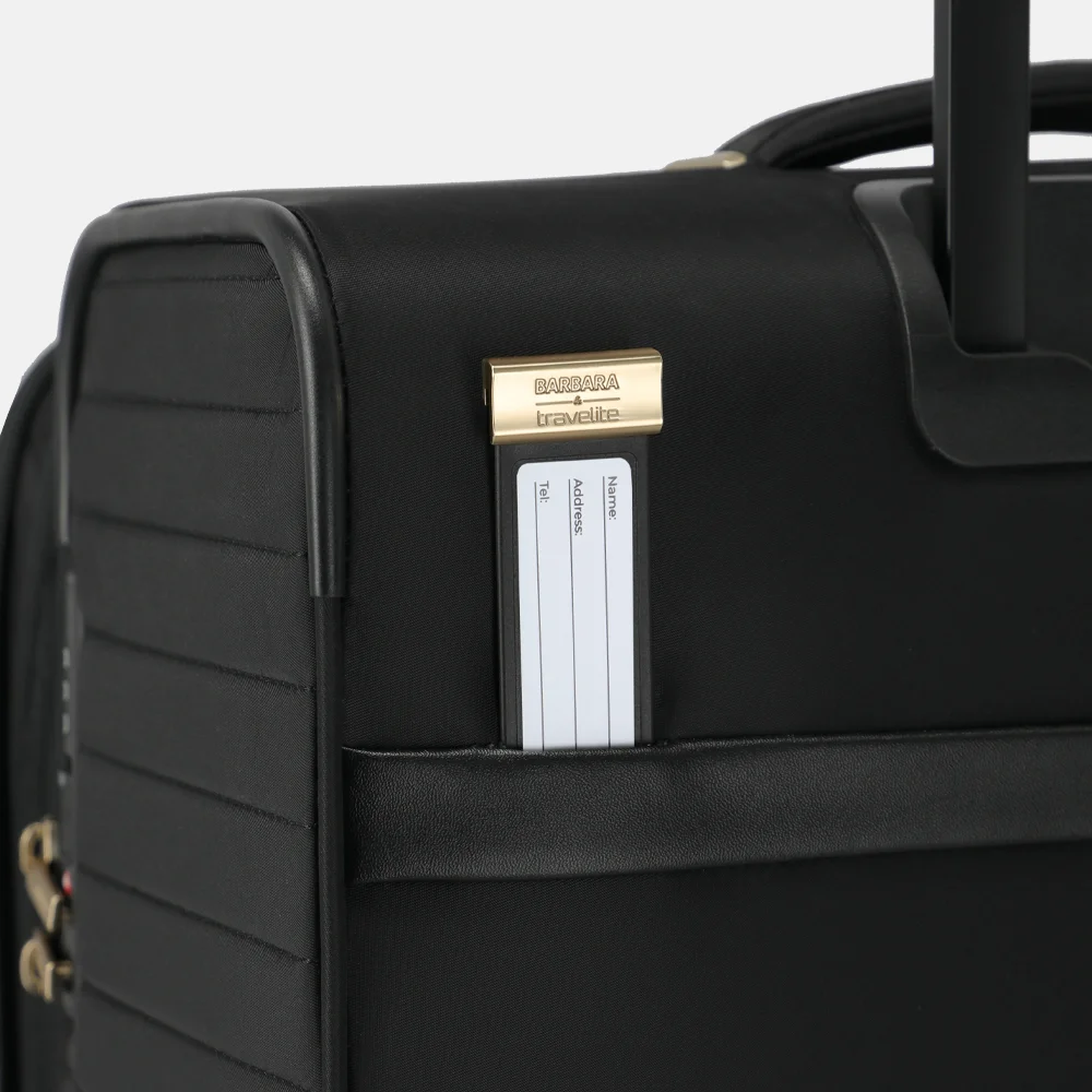 Travelite Barbara Stepp reiskoffer 80 cm black bij Duifhuizen