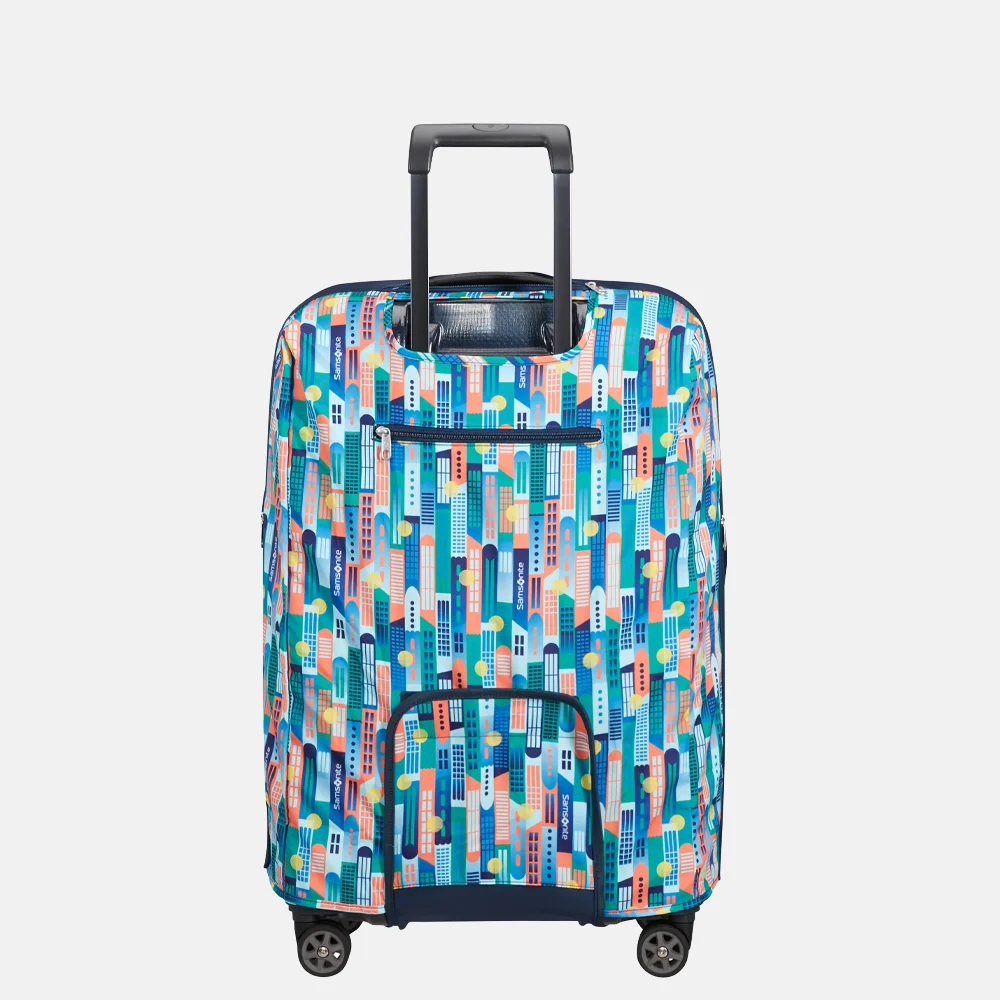 Samsonite Kofferhoes M City Print 68 cm Multi bij Duifhuizen