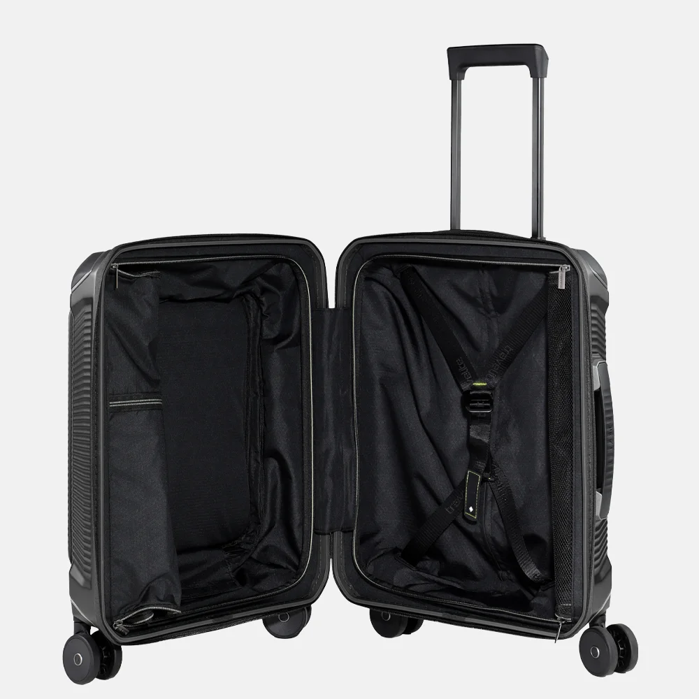 Travelite Millennium handbagage koffer 55 cm black bij Duifhuizen