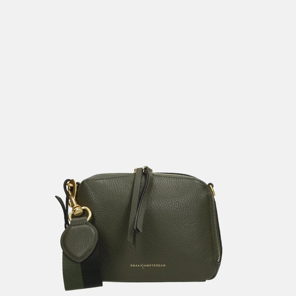 Smaak Amsterdam Blake crossbody tas army green