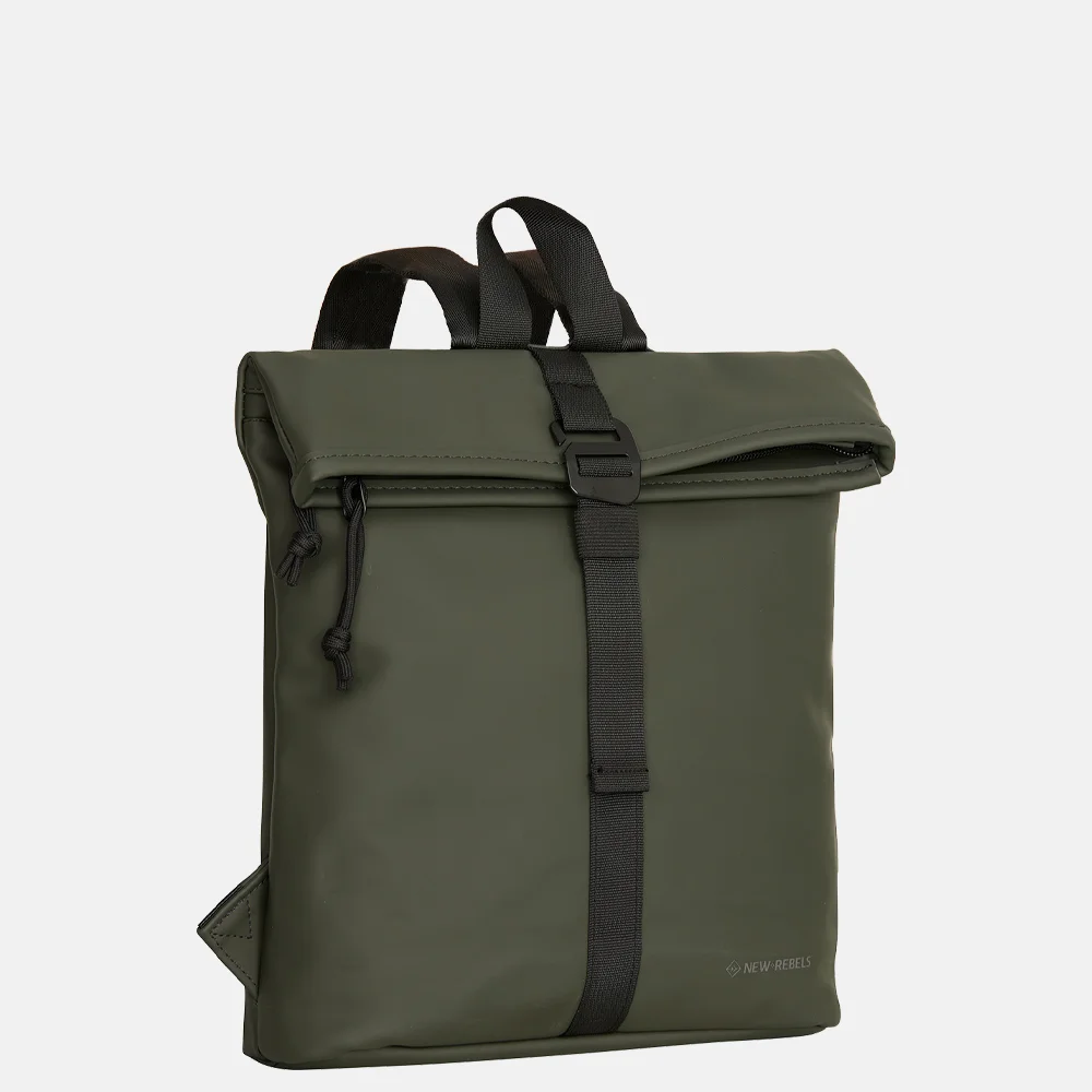 New Rebels Mart rugzak 13 inch night darkgreen bij Duifhuizen