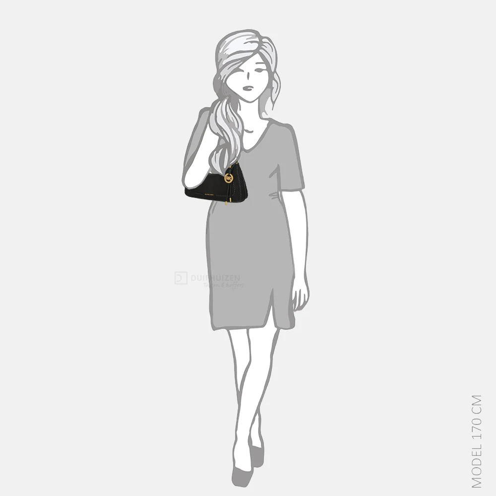 Michael Kors Nolita chain pouchette schoudertas M black bij Duifhuizen