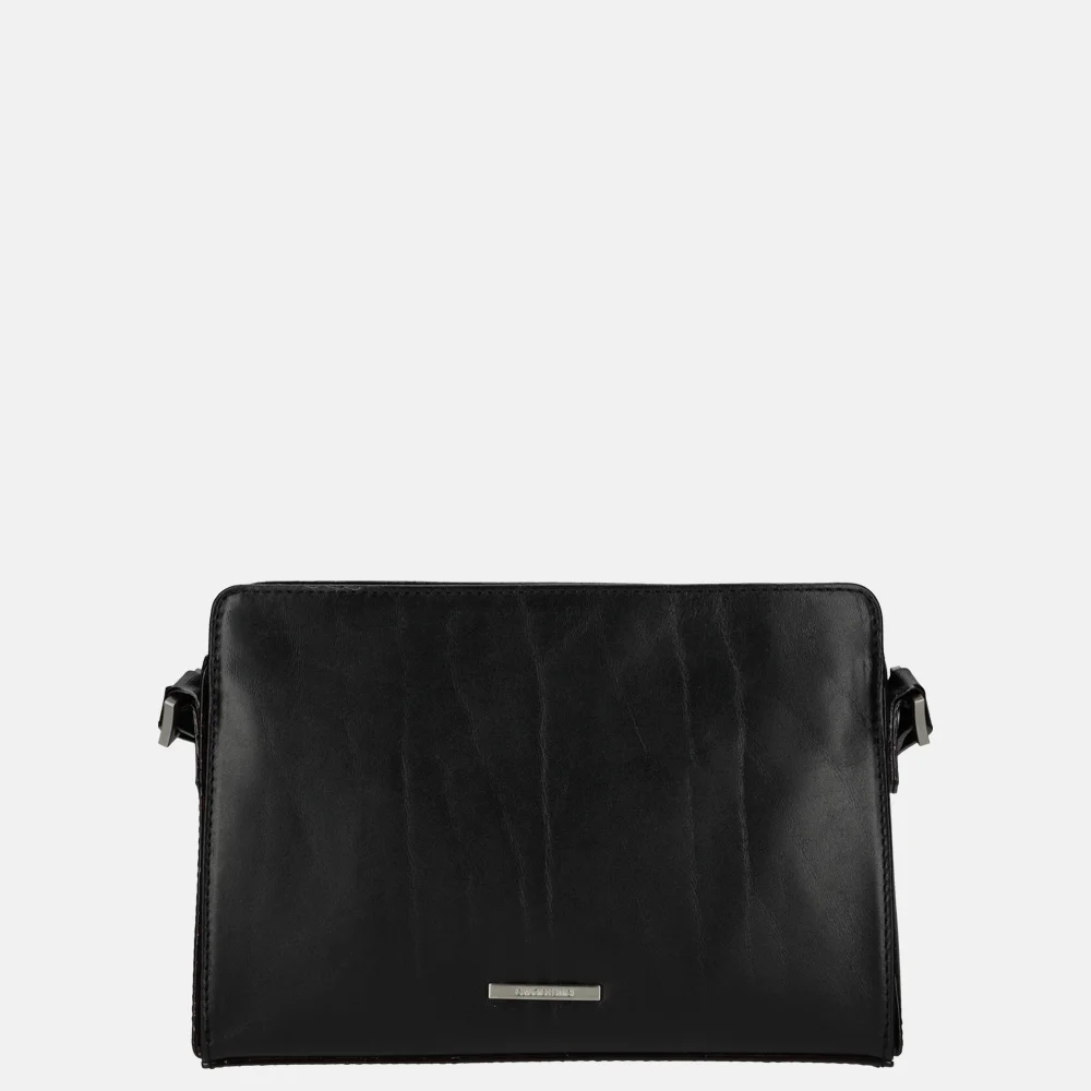 Claudio Ferrici Classico schoudertas black bij Duifhuizen