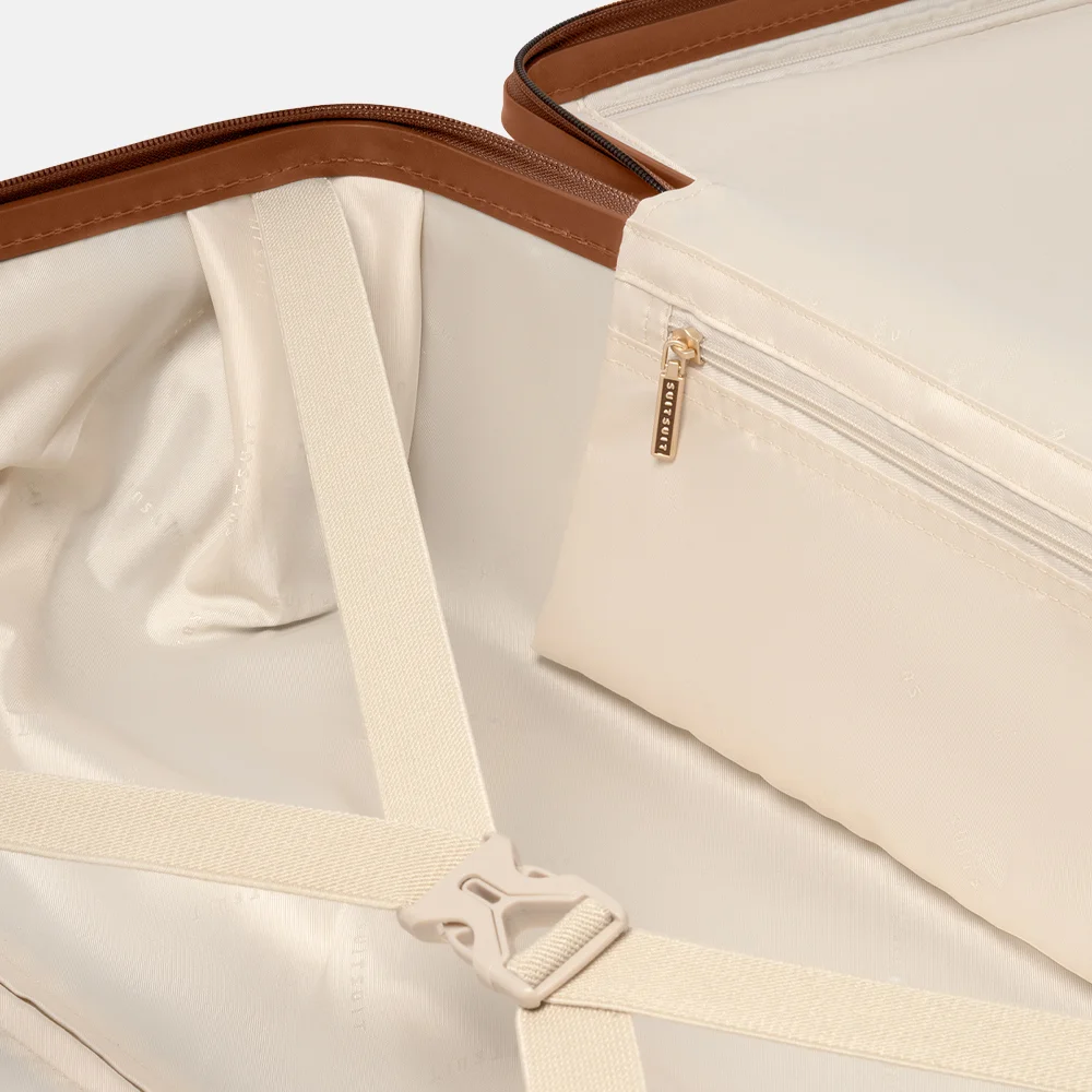 SUITSUIT Serenity reiskoffer 76 cm caramel cafe bij Duifhuizen