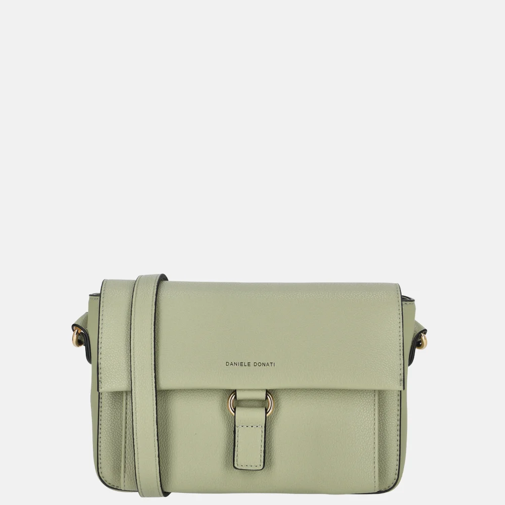 Daniele Donati crossbody tas lichtgroen