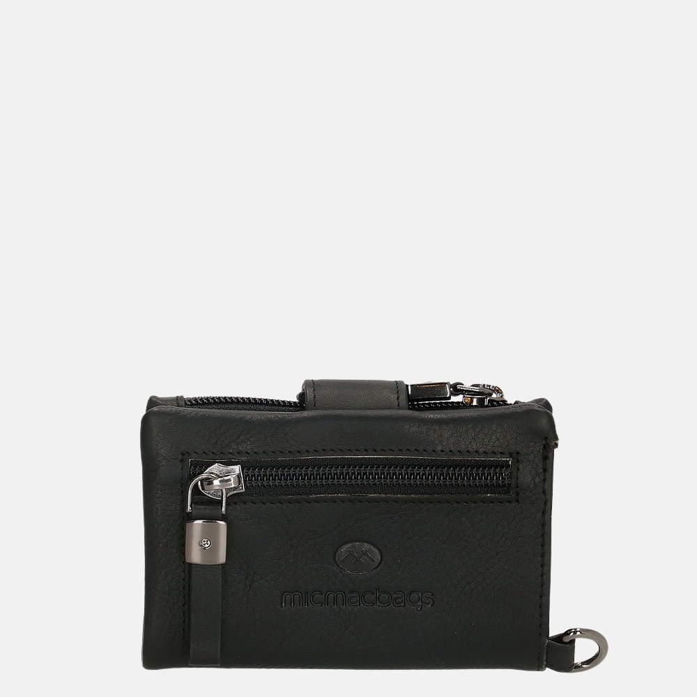 Micmacbags Discover portemonnee S black bij Duifhuizen