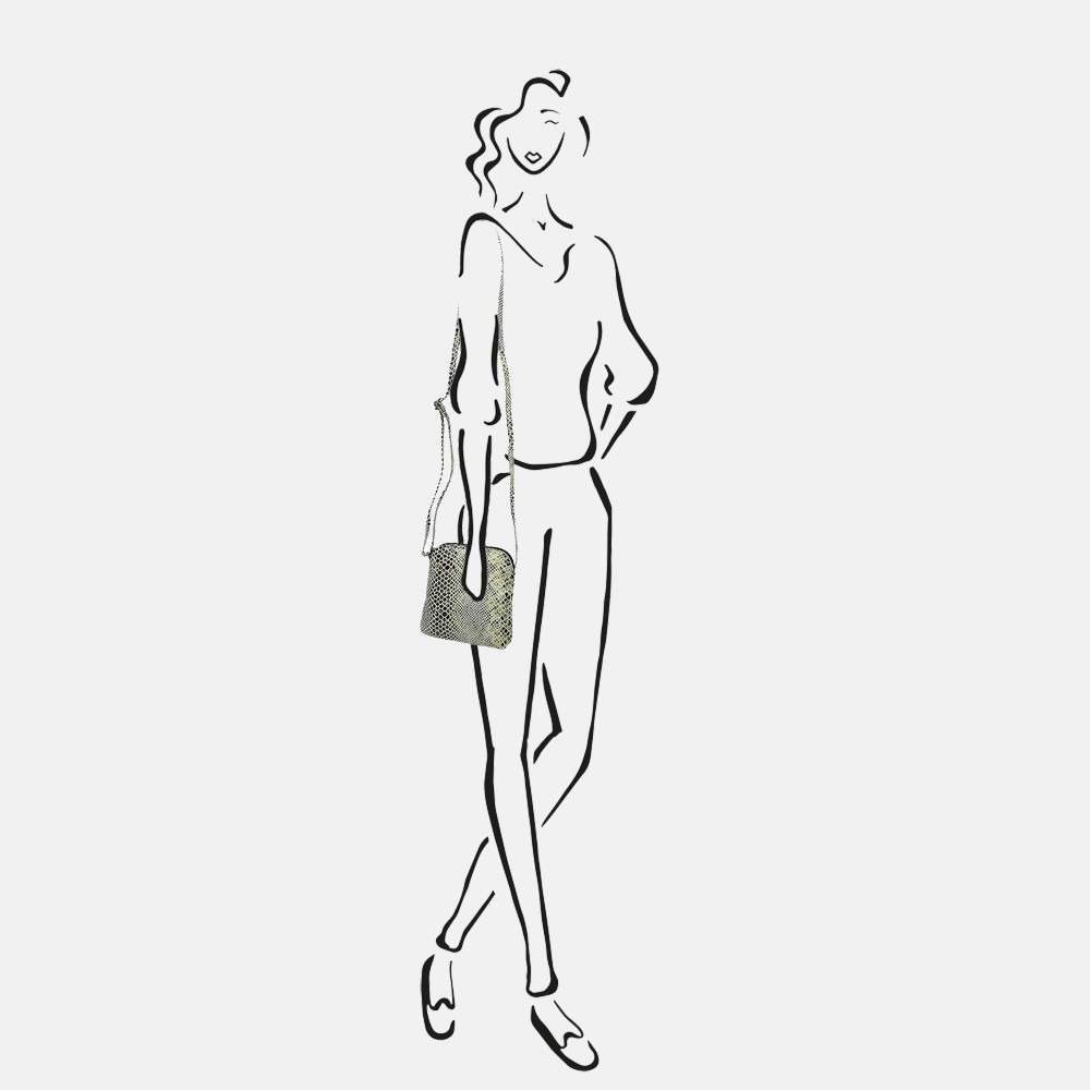 My Lady Brescia crossbody tas snake bij Duifhuizen