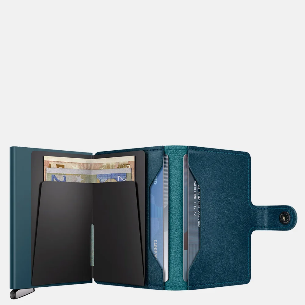 Secrid Premium Miniwallet pasjeshouder Basco Teal + bij Duifhuizen