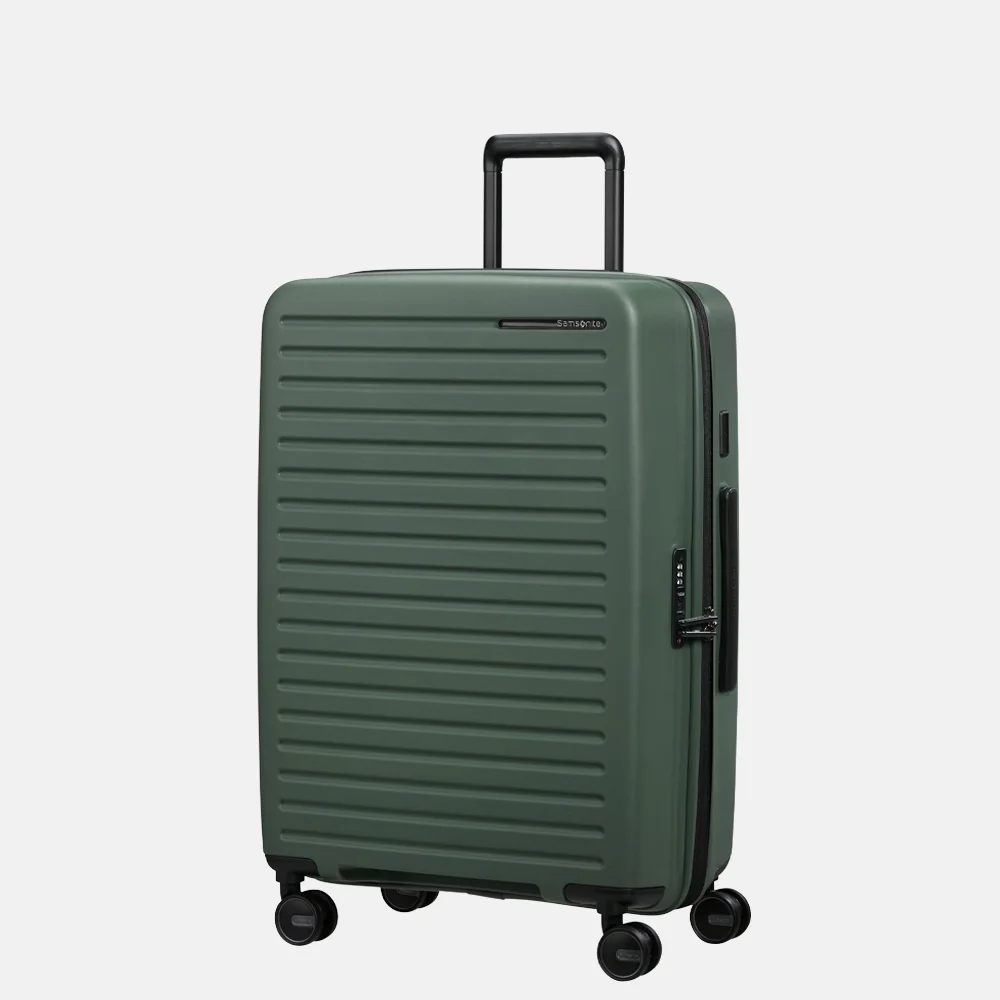 Samsonite RestackD reiskoffer 68 cm uitbreidbaar sage bij Duifhuizen